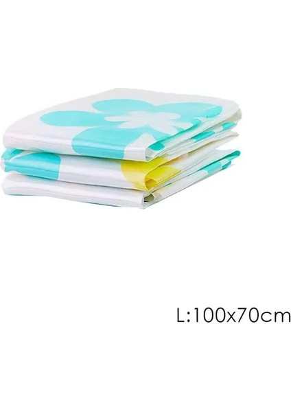 L 3 Adet Vakum Sıkıştırma Saklama Çantası Ev Yorgan Elbise Aşağı Ceket Depolama Nem Geçirmez Mühür Organizatör Yerden Tasarruf Bez Saklama Çantaları (Yurt Dışından)