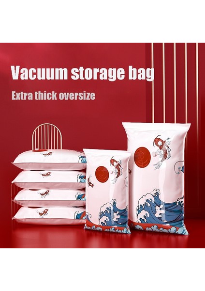 Manuel Pompa 50X70CM Yeniden Kullanılabilir Vakum Saklama Torbaları Büyük Vakum Sıkıştırma Torbası, Yatak Odası Giyim, Su Geçirmez Toz Geçirmez Saklama Çantası Seyahat Yerden Tasarruf (Yurt Dışından) fiyatları