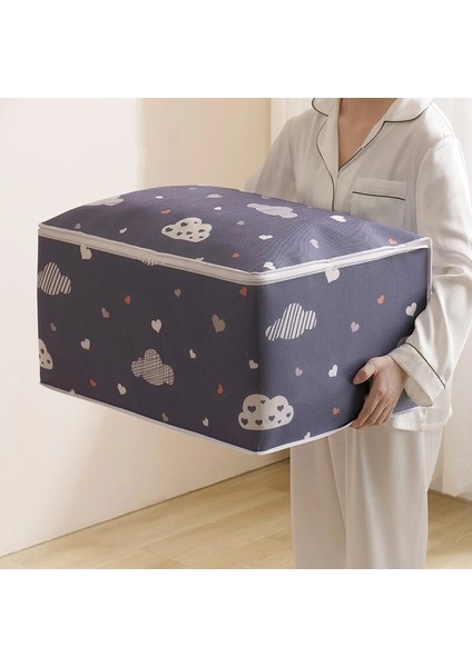 M Yükseltme Kalınlaşmak Karikatür Baskı Yorgan Saklama Çantası Büyük Kapasiteli Katlanabilir Kumaş Yorgan Battaniye Dolap Organizatör Çantası Toz Geçirmez Yerden Tasarruf Baskı Çantası (Yurt Dışından) modelleri