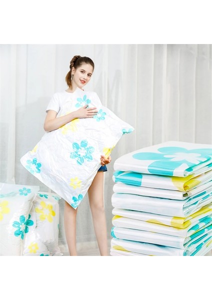 L 3 Adet Vakum Sıkıştırma Saklama Çantası Ev Yorgan Elbise Aşağı Ceket Depolama Nem Geçirmez Mühür Organizatör Yerden Tasarruf Bez Saklama Çantaları (Yurt Dışından) modelleri