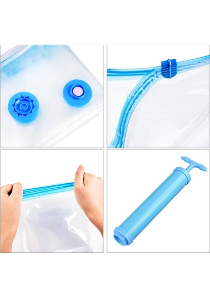 1 Adet 40X50CM Vakum Poşeti Giysi Saklama Çantası Vana ile Şeffaf Sınır Katlanır Sıkıştırılmış Organizatör Seyahat Yerden Tasarruf Sağlayan Mühür Paketi (Yurt Dışından) indirimleri