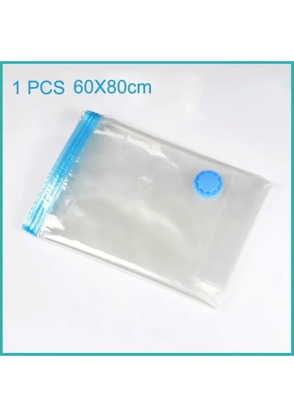 60X80CM Şeffaf Vakumlu Saklama Torbaları Giysi Yatak Takımı Space Saver Yeniden Kullanılabilir Ev Sıkıştırılmış Dolap Organizatörleri ve Saklama Torbaları (Yurt Dışından)