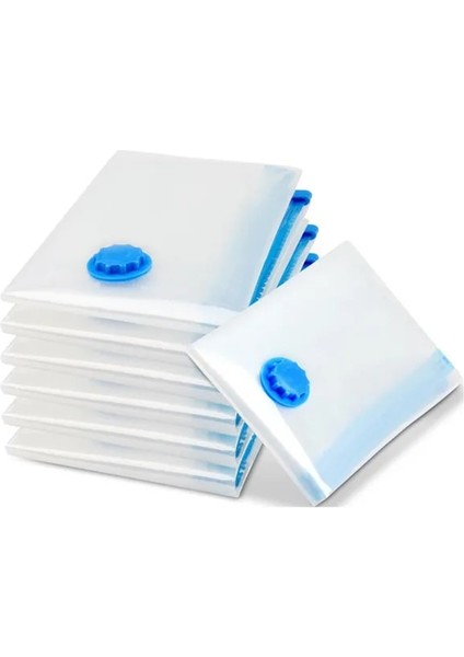 Sıkıştırma Torbası 40X60 cm Büyük Vakum Torbası Ev Düzenleyici Yorgan Elbise Vakum Saklama Torbası Su Geçirmez Sıkıştırma Seyahat Yerden Tasarruflu Hava Yastıkları (Yurt Dışından)