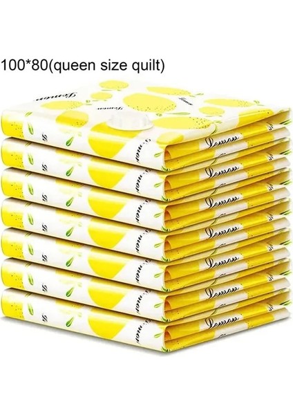 100X80CM Pompalı 2023 Vakum Saklama Torbaları Daha Fazla Yerden Tasarruf Sıkıştırma Seyahat Mühür Fermuar Giysi Yastıkları Yatak Dolap Ev Düzenleyici (Yurt Dışından)