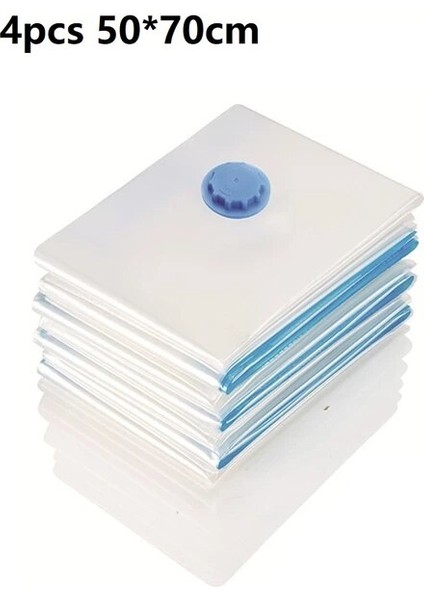 4 Adet 50X70 cm Sıkıştırılmış Çanta Elektrikli Pompa Seyahat Vakum Poşeti Pompası Mini Vakumlama Makinesi Makinesi Space Saver Giysiler Için Gıda Organizatör (Yurt Dışından)