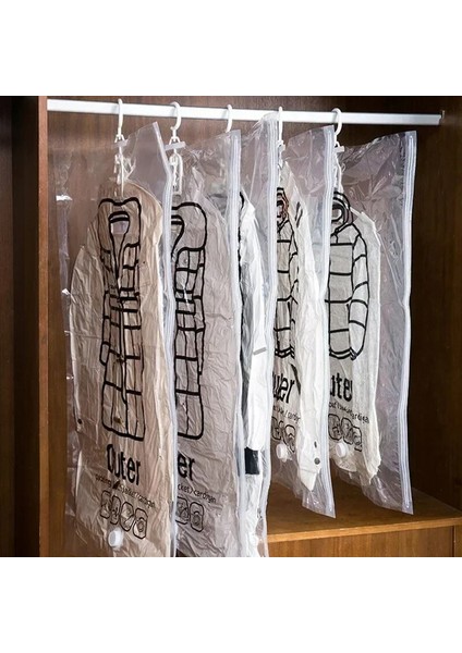 67X100CM Depolama Giysileri Yeniden Kullanılabilir Çanta Uzay Şeffaf Asılı Organizatör Konfeksiyon Sıkıştırma Torbaları Koruyucu Vakum (Yurt Dışından) modelleri