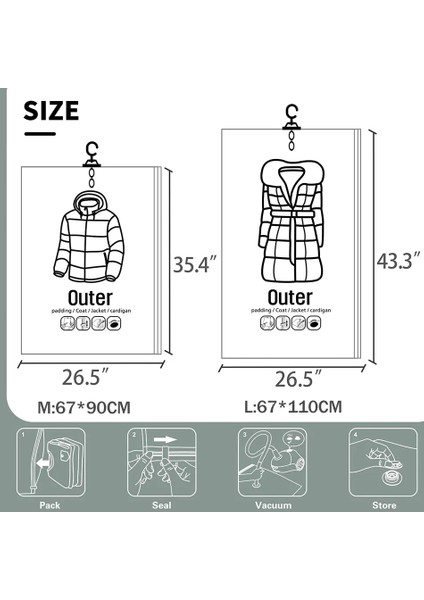 67X90 cm 2 Adet Asılı Saklama Torbaları Uzay Tasarruflu Vakum Sızdırmazlık Organizatör Askı ile Ev Dolapları Dolap Tozluk Giysileri Depolamak Için (Yurt Dışından) fırsatları
