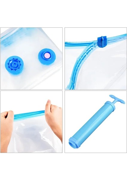 2 ADET-70X100 cm 1 Adet/2 Adet Vakum Saklama Torbaları Yatak Yastık Havlu Giysi Giyim Yorgan Saklama Çantası Şeffaf Uzay Tasarrufu Mühür Çanta (Yurt Dışından) indirimleri