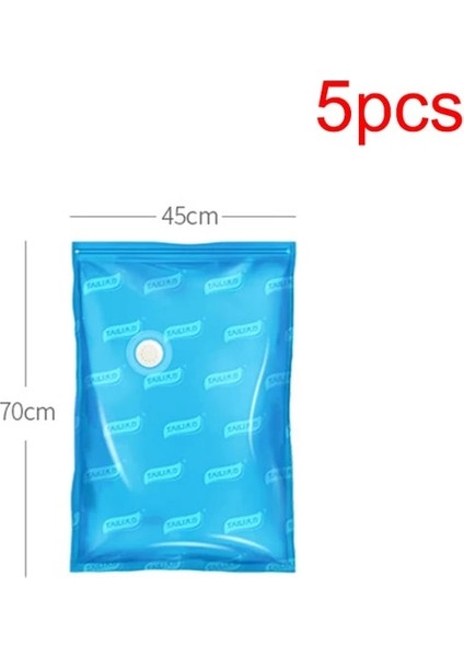 Sadece Çanta-5 Adet Ab Tak Elektrikli Vakum Pompası Sıkıştırılmış Çanta Seti Güçlü Hava Pompası Ev Düzenleyici Space Saver Seyahat Kıyafet Saklama Torbası Kapatma Makinesi (Yurt Dışından)