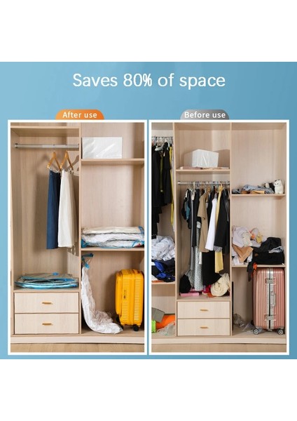 11 Adet Çanta ile Vakum Saklama Çantası Giysi Organizatör Çantası Yatak, Yastık, Havlu, Yerden Tasarruf Sağlayan Seyahat Mühür Paketi ile Vana Vakum Poşeti Paketi (Yurt Dışından) modelleri