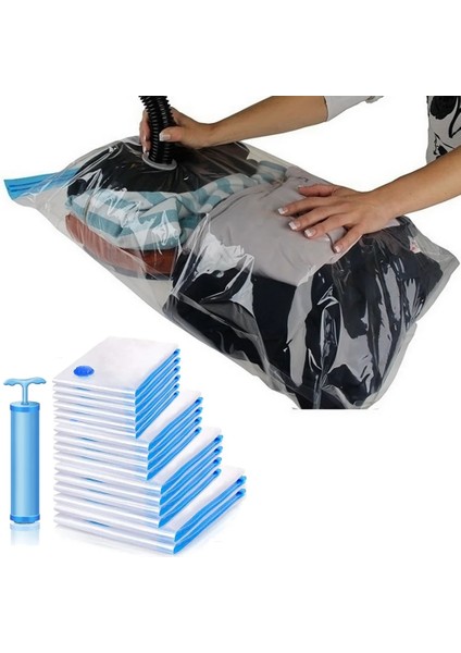 80X120 cm Uygun Vakum Poşeti Depolama Ev Düzenleyici Şeffaf Elbise Organizatör Mühür Sıkıştırılmış Seyahat Tasarruflu Yer Çanta Paketi (Yurt Dışından) indirimleri