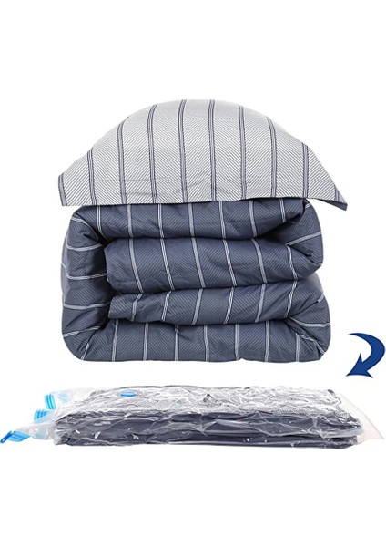 Sadece Çantalar 5 Adet Küçük 30X50CM Vakum Saklama Torbaları Giysi Yastıklar Yatak Daha Fazla Yer Tasarrufu Kilitli Torba Mühür Fermuarlı Sıkıştırma Dolap Organizatör (Yurt Dışından) fiyatları