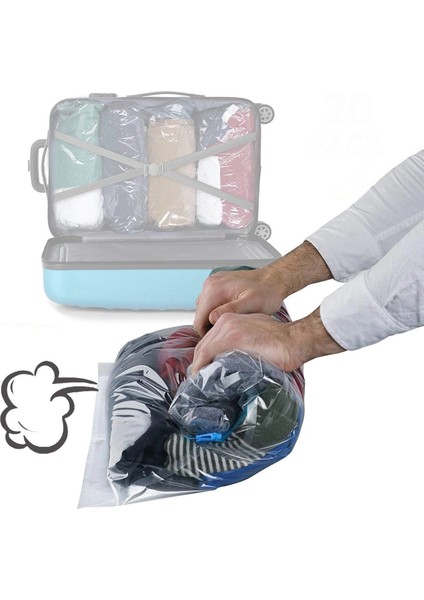 35X50 Rulo Sıkıştırma Vakum Saklama Torbaları Katlanabilir Seyahat Uzay Tasarruf Çantaları Plastik Sıkıştırılmış Ev Giysi Saklama Torbaları 50*70 cm (Yurt Dışından) fiyatları