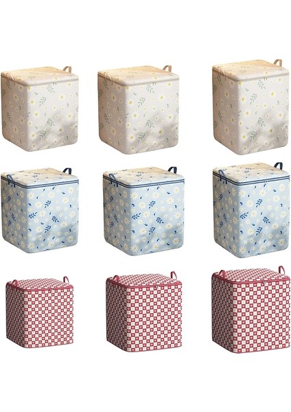 BLUE-110L Yorgan Organizatör Saklama Çantası Kapaklı Elbise Büyük Kapasiteli Yorgan Bagaj Neme Dayanıklı Saklama Çantası Ev Uzay Tasarruf Çantası (Yurt Dışından) indirimleri