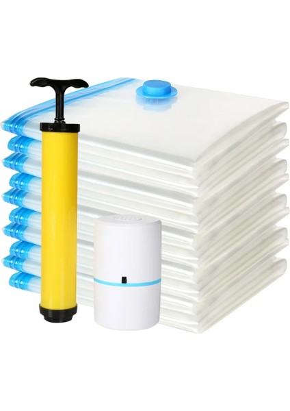 C Seti Vakum Torbası Pompası Elektrikli Pompa Seyahat Sıkıştırılmış Çanta Mini Vakumlama Makinesi Makinesi Space Saver Giysiler Için Gıda Organizatör (Yurt Dışından) modelleri