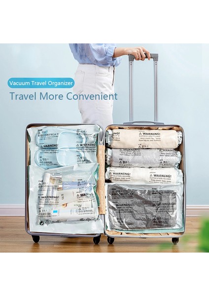 56X80CM 2 Adet 1/2/5 Adet Vakum Poşeti Seyahat Yerden Tasarruf Sağlayan Roll Up Sıkıştırma Depolama Gömlek Çanta Ekstra Büyük Seyahat Bavulları Için Kumaş (Yurt Dışından) fiyatları