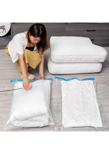 3 Adet 70X100 cm Çanta 1/3 Adet Pompalı Vakum Saklama Torbaları Şeffaf Katlanır Sıkıştırılmış Yerden Tasarruflu Vakum Torbası Giysiler Için Büyük Seyahat Konteyner (Yurt Dışından) fiyatları