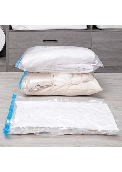 3 Adet 70X100 cm Çanta 1/3 Adet Pompalı Vakum Saklama Torbaları Şeffaf Katlanır Sıkıştırılmış Yerden Tasarruflu Vakum Torbası Giysiler Için Büyük Seyahat Konteyner (Yurt Dışından) fırsatları