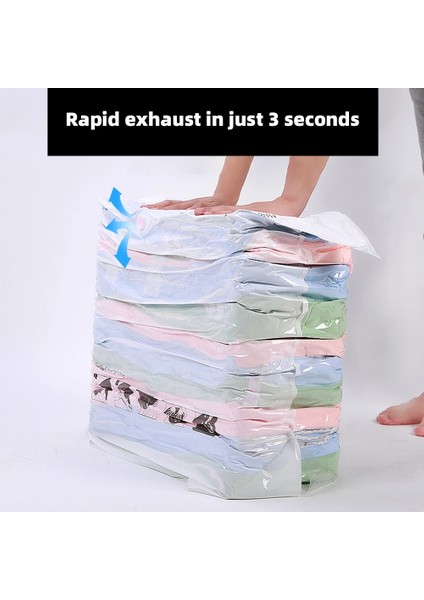 60 cm Geniş Alan Formülü Hava Vakum Torbaları Sıkma Egzoz Yorgan Elbise Pantolon Vakum Saklama Çantası Nem Toz Önleme Depolama Organizatör (Yurt Dışından) fırsatları