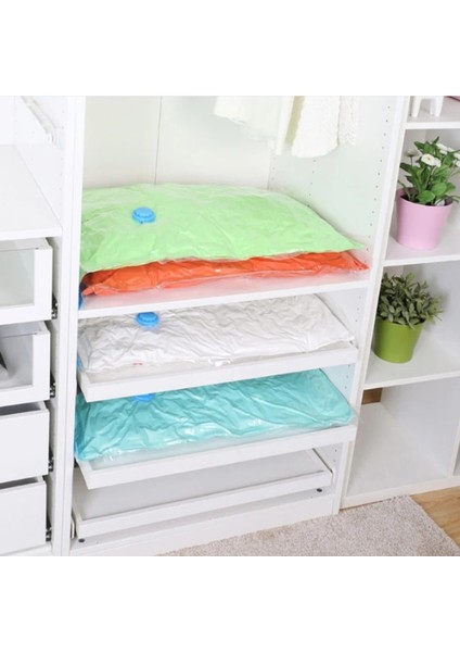 40X60CM Vakum Poşeti Giysi Saklama Çantası Vana ile Şeffaf Sınır Katlanır Sıkıştırılmış Organizatör Çantası Seyahat Yerden Tasarruf Sağlayan Mühürlü Çanta (Yurt Dışından) fırsatları