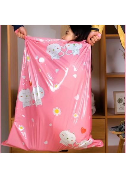 9 Paket ve 1 6-10 Adet Vakum Poşeti Giysi Saklama Çantası Için Vana ile Pembe Karikatür Katlanır Sıkıştırılmış Organizatör Seyahat Yerden Tasarruf Sağlayan Mühür Paketi (Yurt Dışından) modelleri