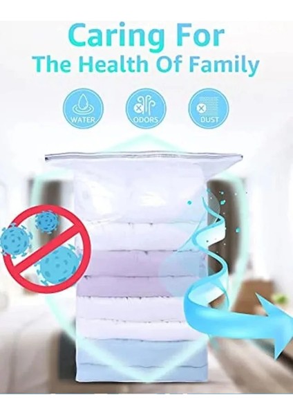 80X100 cm Vakum Sıkıştırma Emmesiz Saklama Çantası Organizatör Seyahat Tasarrufu Yerden Tasarruf Giysi Yorgan Battaniye Manuel El Pompası (Yurt Dışından) modelleri