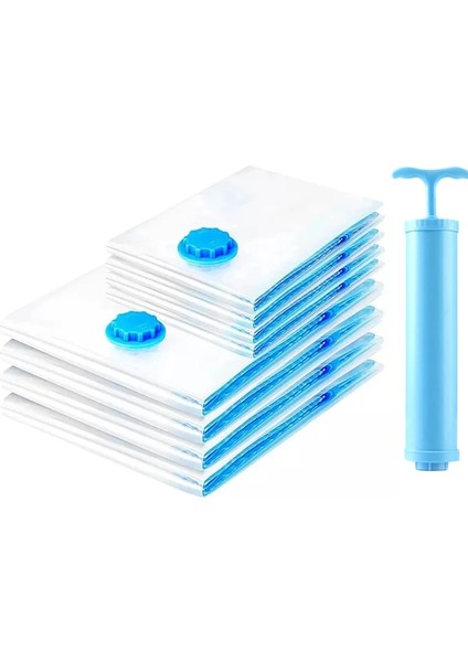 3 Adet x El Pompası 70 x 90 cm 3/6/8 Adet Vakum Elbise Saklama Organizatör Vakum Torbaları Giysi Sıkıştırılmış Çanta El Pompası Yerden Tasarruf Mühür Battaniye Organizatör (Yurt Dışından) fiyatları