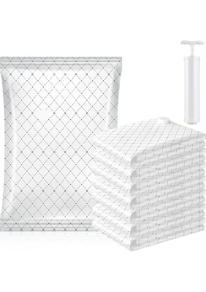 80X56CM Vakumlu Saklama Torbaları, Yer Tasarruflu Çantalar Yorganlar Için Sıkıştırmalı Saklama Torbaları, Yastıklar, Battaniyeler, El Pompalı Giysiler (Yurt Dışından) fiyatları