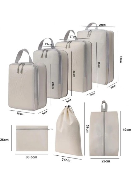 Mavi 4 Adet 4/7 Parça Seyahat Saklama Çantası Sıkıştırma Yerden Tasarruflu Verimli Maksimum Bavul Alanı Hızlı Erişim Seyahat Organizatörler (Yurt Dışından) fırsatları