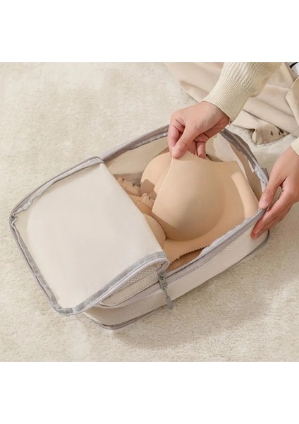 Mavi 4 Adet 4/7 Parça Seyahat Saklama Çantası Sıkıştırma Yerden Tasarruflu Verimli Maksimum Bavul Alanı Hızlı Erişim Seyahat Organizatörler (Yurt Dışından) indirimleri