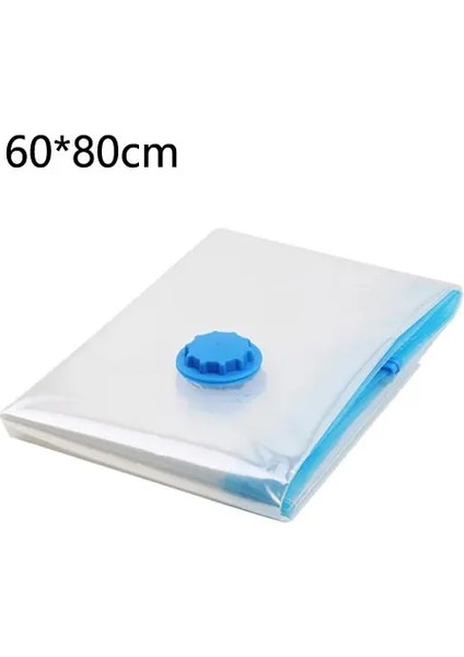 60X80 cm Uygun Vakum Poşeti Depolama Ev Düzenleyici Şeffaf Elbise Organizatör Mühür Sıkıştırılmış Seyahat Tasarruflu Yer Çanta Paketi (Yurt Dışından)