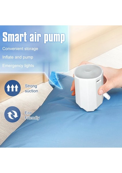 Sadece Vakum Pompası Şarj Edilebilir Vakum Hava Pompası Vakumlu Sıkıştırma Torbası Setleri Katlanır Sıkıştırılmış Giysi Alanı Saklama Torbaları Seyahat Organizatörleri (Yurt Dışından) indirimleri