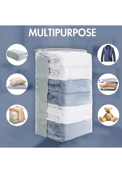 80X100X38CM Vakum Saklama Torbası Pompa Güncellemeye Gerek Yok Büyük Vakum Sıkıştırılmış Giysi Çanta Battaniye Seyahat Yerden Tasarruflu Dolap Vakum Torbaları (Yurt Dışından) modelleri