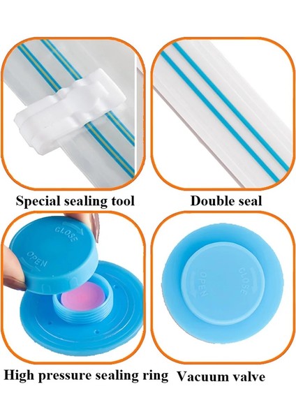 Sadece 4 Paket Çanta 50X55CM Yerden Tasarruflu Vakum Torbaları Setleri El Pompalı Sıkıştırma Saklama Torbaları Ev Düzenleyici Giysi Yastıkları Yatak Için Kullanılır (Yurt Dışından) modelleri