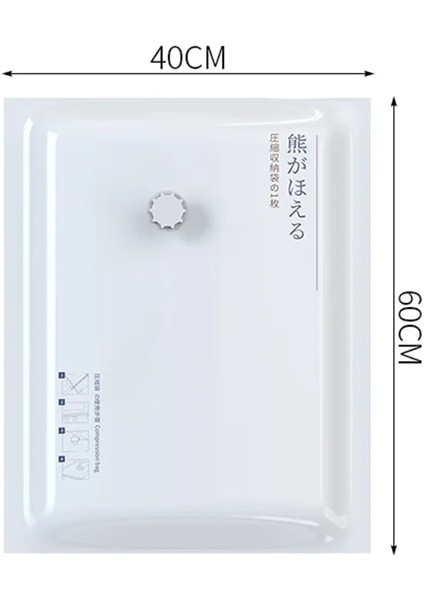 40X60 Vakum Poşeti Giysi Saklama Çantası Vana ile Şeffaf Elbise Organizatör Mühür Sıkıştırılmış Seyahat Yerden Tasarruf Sağlayan Çanta Paketi (Yurt Dışından)