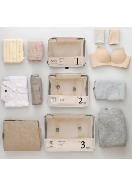 Siyah Bagaj Saklama Çantası Seti Seyahat Ambalaj Çanta Seti Bagaj Organizasyonu Için Yerden Tasarruf Sağlayan Seyahat Essentials Organizatör Gezileri Için (Yurt Dışından) modelleri