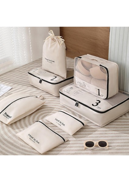 Siyah Bagaj Saklama Çantası Seti Seyahat Ambalaj Çanta Seti Bagaj Organizasyonu Için Yerden Tasarruf Sağlayan Seyahat Essentials Organizatör Gezileri Için (Yurt Dışından) indirimleri