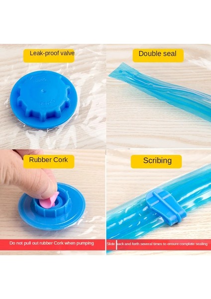 40X60CM Organizatör Şeffaf Elbise Organizatör Mühür Sıkıştırılmış Seyahat Yerden Tasarruf Çanta Paketi Ev Uygun Vakum Poşeti Depolama (Yurt Dışından) fırsatları