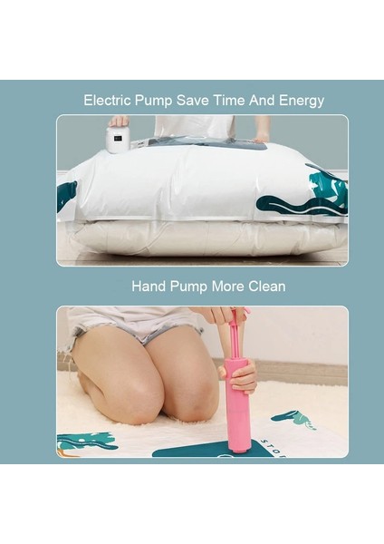 Ab Vakum Saklama Çantası ve El Pompası/elektrikli Pompa Sıkıştırma Kalınlaştırıcı Giysiler Pamuk Yorgan Sıkıştırma Alanları Seyahat Kullanımı (Yurt Dışından) fırsatları