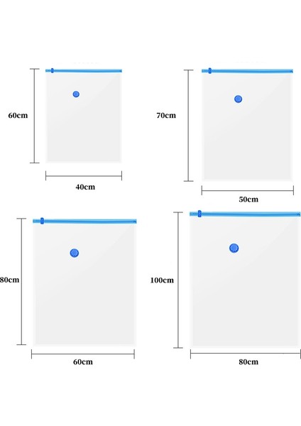 5 Adet 50X70 Vakum Saklama Torbaları Giysi Yatak, Büyük Yeniden Kullanılabilir Uzay Tasarrufu Çanta Katlanır Sıkıştırılmış Vakum Mühür Organizatör Paketi (Yurt Dışından) indirimleri