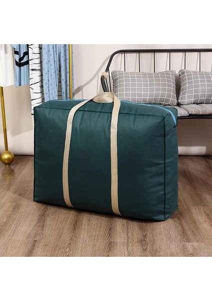 Yeşil Xl 78X55X25CM Dokunmamış Kumaş Saklama Çantası Su Geçirmez Yorgan Elbise Katlanır Saklama Çantası Yorgan Organizatör Saplı Yerden Tasarruf Ev (Yurt Dışından)