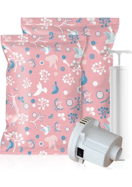 Pembe 130X100 1 Adet Vakum Torbası Uygun Depolama Ev Düzenleyici Şeffaf Elbise Organizatör Mühür Sıkıştırılmış Seyahat Yerden Tasarruf Çanta Paketi (Yurt Dışından) fırsatları