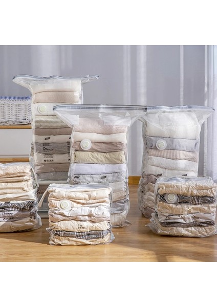 Beyaz Düz 60X80CM 100CM * 110CM Giysileri Saklamak Için Pompalama Yok Vakum Torbaları Büyük Plastik Yorgan Battaniye Vakum Saklama Çantası Yerden Tasarruflu Giysi Çantaları (Yurt Dışından) modelleri