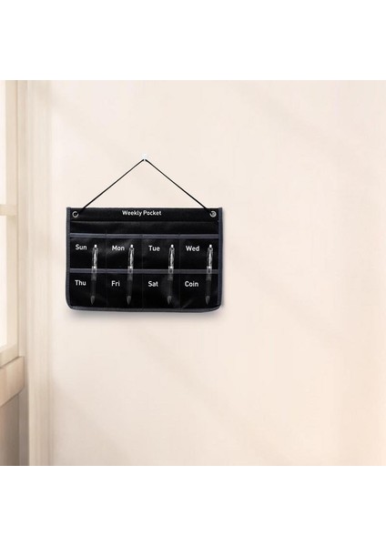 C Beyaz Mutfak Takvimi Duvar Organizatör Duvara Monte Saklama Çantası Haftalık/aylık Takvim Oturma Odası Yatak Odası Için Yerden Tasarruf Organizatör (Yurt Dışından) fırsatları