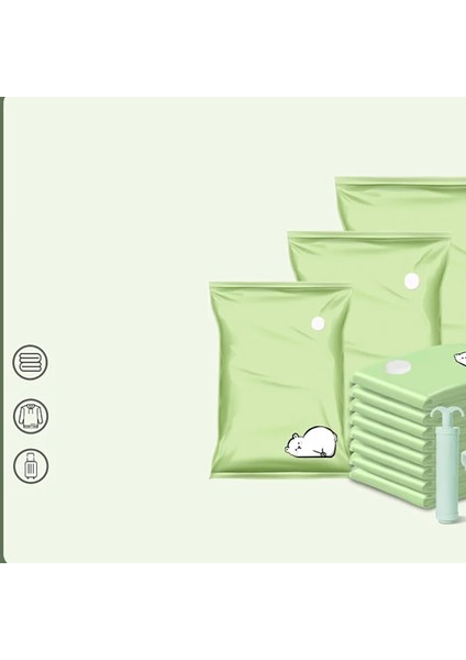 Boyut 100X70CM 110X80CM Vakum Saklama Torbaları, Yatak Takımı, Yastık, Havlu, Giysi Için Space Saver Seyahat Saklama Çantası, El Pompalı, Vakum Torbası Paketi (Yurt Dışından) modelleri