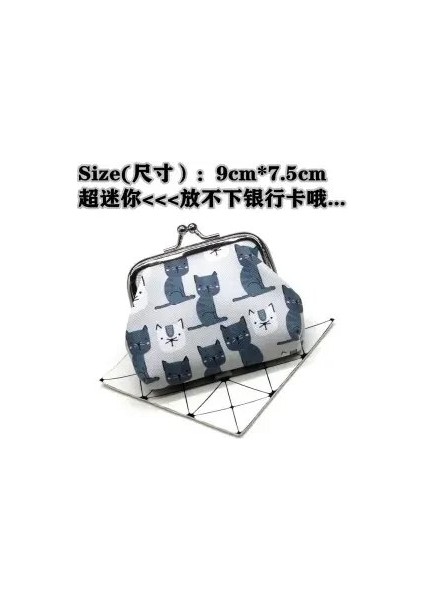 18 9 cm x 7.5 cm Büyükanne Çanta Kadın Cüzdan Mini Cüzdan Için Toka Küçük Kart Sahipleri Kadın Kısa Para Çantaları Bozuk Para Cüzdanı Uzay Tasarrufu Organizatör (Yurt Dışından)