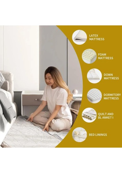 S Aşınmaya Dirençli Vakum Torbası Vakumlu Mühürlü Yatak Torbası Kullanıcı Dostu Yatak Vakumlu Saklama Torbaları Yer Tasarrufu Sağlayıcı Neme Dayanıklı (Yurt Dışından) indirimleri