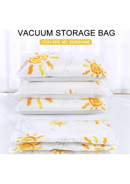 45X70 cm 5 Adet Düz Şeffaf Kolay Paket Fermuar Plastik Bez Organizatör Seyahat Depolama Bez Organizatör Sıkıştırma Uzay Tasarrufu Vakum Torbaları (Yurt Dışından) indirimleri