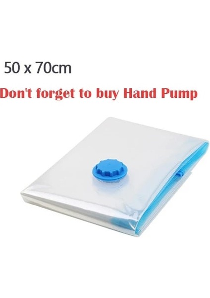 50X70CM Yeni Vakum Poşeti Giysi Saklama Çantası Yeniden Kullanılabilir Giysi Organizatör Mühür Sıkıştırılmış Seyahat Tasarrufu Yerden Çanta Mühür Paketi (Yurt Dışından)