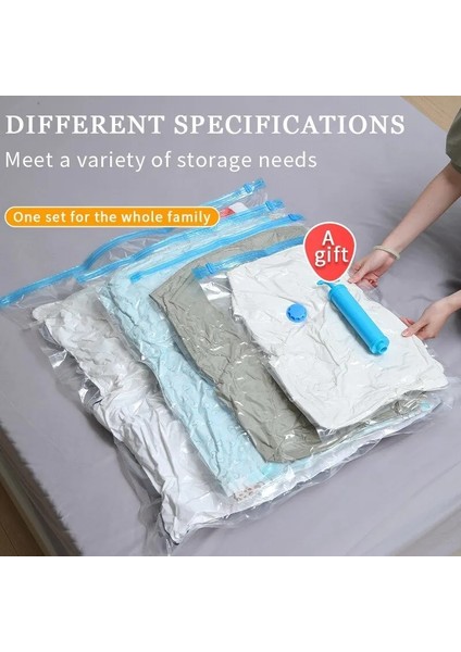 50X70CM Yeni Vakum Poşeti Giysi Saklama Çantası Yeniden Kullanılabilir Giysi Organizatör Mühür Sıkıştırılmış Seyahat Tasarrufu Yerden Çanta Mühür Paketi (Yurt Dışından) fırsatları